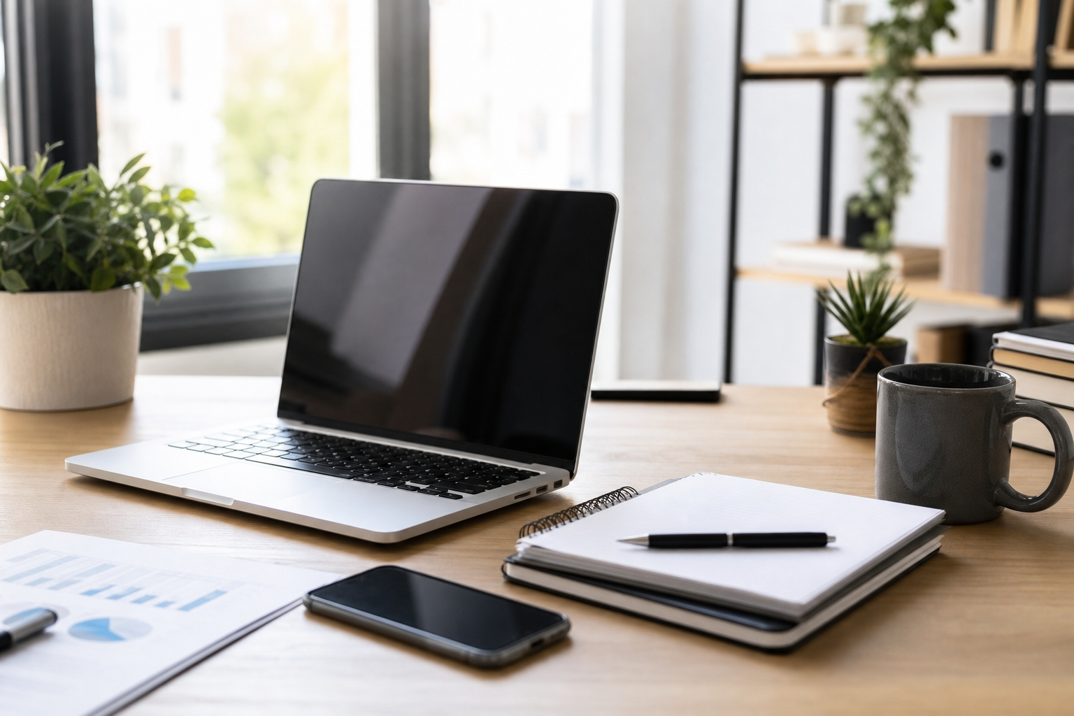 Solopreneur marketing workspace